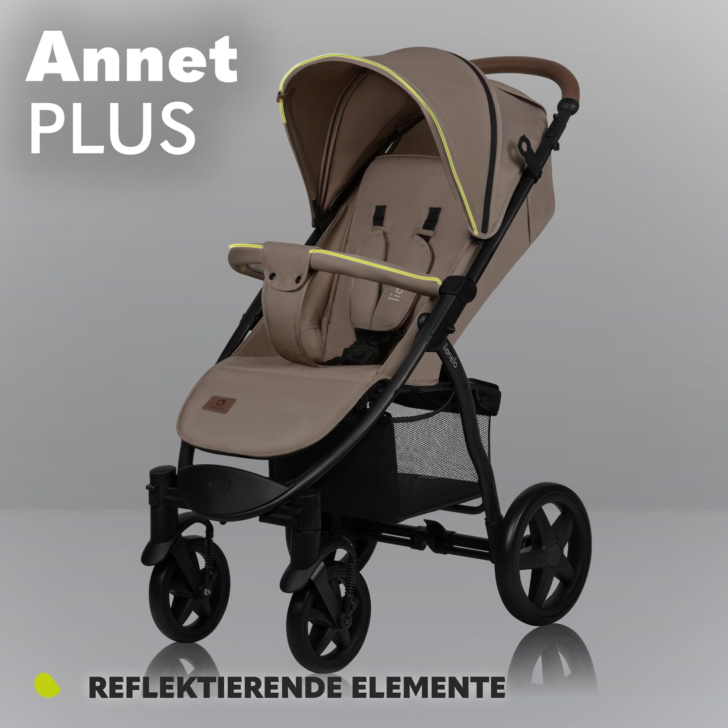 Lionelo Annet Plus Buggy 0–22 kg, faltbar